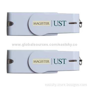 Twist Promotional USB Drive, 64MB to 32GB Capacity, Free for 2-year Warranty, OEM Services Provided